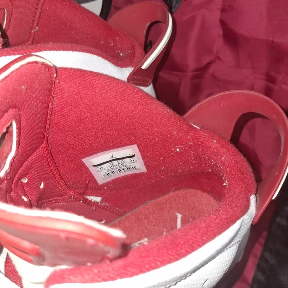  Nike Air Jordan VI 6 Retro Alternate White Grey Red - Picture 5 of 9